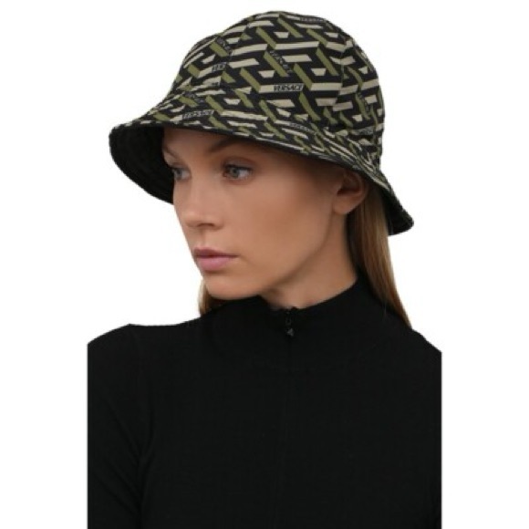 Unisex VERSACE Monogram Bucket Hat Reversible *Like New* - Picture 2 of 8